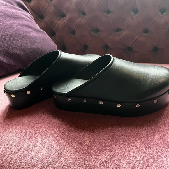 Co. Mule Leather Studded Slides Retail: $795 - Picture 9 of 9
